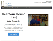 Tablet Screenshot of nextdoorpropertiesllc.com